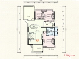 东庆和园3室2厅1厨2卫建面159.86㎡