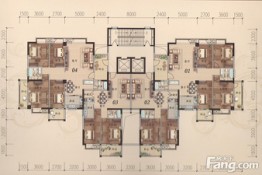 陶然家园2室2厅1厨2卫建面93.20㎡